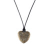 oly-576f7f7e3955f4b025b39ca8aedc188a Wholesale Vintage Chinese Heart Pendant Necklace Antique Gold Zinc Alloy Vine Pattern Wax Rope Collarbone Chain Fashion Jewelry Accessory
