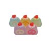 oly-5772f8b24ca5592de7ad7cefa75523dd Wholesale Resin Strawberry Swiss Roll Glitter Keychain Hair Clip DIY Cake Charm Fashion Accessory Gift