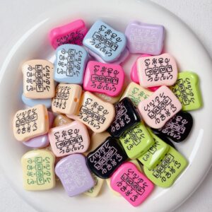 Wholesale Memory Bread Acrylic Loose Beads DIY Phone Charm Keychain Fashion Accessory Gift Resale