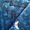 oly-58868370397e2a85bd39b0fa3e4eaaf1 Wholesale Trendy Sun Moon Cartoon Couple Pendant Necklace Zinc Alloy Ball Chain Jewelry Gift