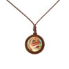 oly-58fce00b905c110d93a2ec91510f59ef Wholesale Santa Claus Glass Pendant Necklace Fashion Jewelry Accessory Decorative Gift For Wedding Boutique Resale