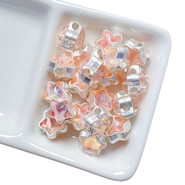 oly-591172d4fd2b87b46dd1a672676c586c Wholesale Alloy Rhinestone Loose Beads DIY Phone Chain Keychain Charms Five Pointed Star Heart Design Chic Car Key Accessory for Everyday Use