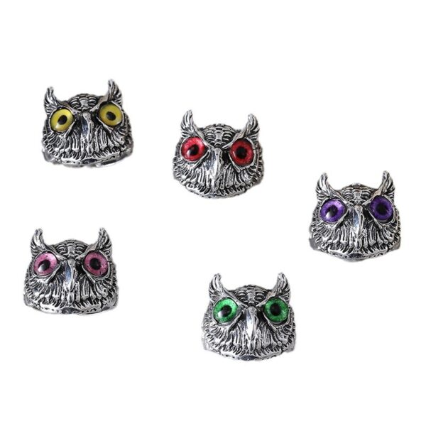 oly-593e3ad52f6552c4f0fc7f29bb64c6a7 Wholesale Vintage Owl Alloy Open Ring Trendy Chic Jewelry Accessory Gift For Everyday Wear Boutique Resale