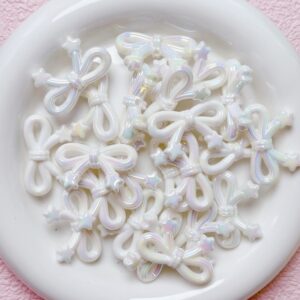 01-white / Size is about 34*20mm, hole diameter is about 2.3mm
