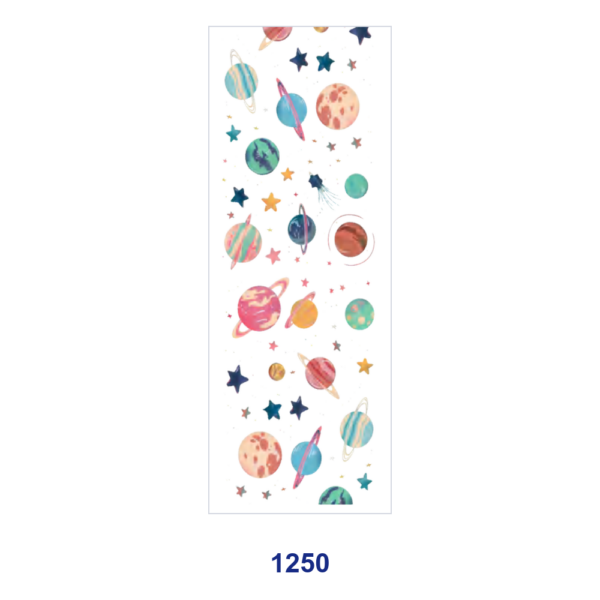 oly-5969f0730dc6e6547a38742359e392ae Wholesale 2/8/16pcs Crystal Star Pizza Floral Portrait Ocean Starfish Cartoon Space Planet Print Pen and Bookmark Stickers UV DTF Wraps