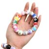 oly-5998fa0a7990ce7cbd1cf1e53b35fea5 Wholesale Two-Tone Resin Billiard Ball Beads Round Loose Beads for DIY Jewelry, Phone Charm, Bracelet Making, Craft Supply