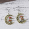 oly-599e825098a3ddf9d5907c616fbac23f Wholesale Moon And Mushroom Earring Necklace Set Cute Fashion Accessory For Girls Party Gift Boutique Resale