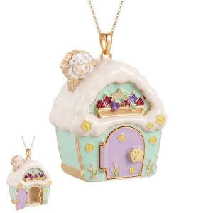Sheep Green House Necklace