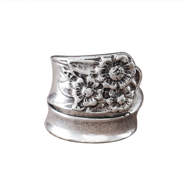 oly-59e157fa93fd6f069b42f832708eff0a Wholesale Retro Sunflower Flower Ring Vintage Adjustable Open Ring Zinc Alloy Everyday Jewelry Accessory