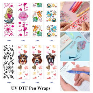 oly-59fff0e417a8d1c2aae0e1648b83c26e Wholesale 2/8/16pcs Western Cactus Skull Black Floral Cute Dog Leopard Paw Heart Flower Print Pen and Bookmark Stickers UV DTF Wraps OLY Exclusive