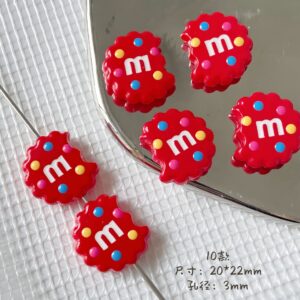 10-red / See pictures for size (sold by the piece)