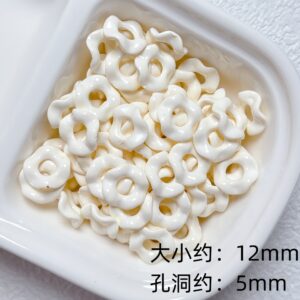 03-off-white / Size is about 13mm, inner diameter is about 5mm (sold by the piece)