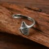 oly-5ab83fb0165c82be9b24a391a870fea5 Wholesale Zinc Alloy Manta Ray Open Ring Ocean Style Fashion Jewelry Everyday Wear Accessory