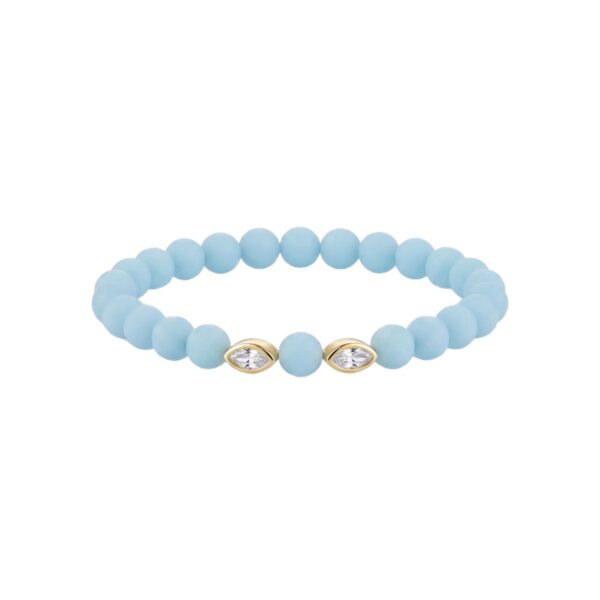 oly-5ac25a15a385cabf201e9bcac5b118c9 Wholesale Geometric Zircon Elastic Bracelet Colorful Matte Unisex Jewelry Accessory Gift For Everyday Wear And Boutique Resale