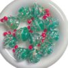 oly-5b25cfb78c60c0638c5cd34d448854fe Wholesale Stylish Acrylic Christmas Tree Beads, UV Plated Green, DIY Accessory for Phone Charm and Bag Decoration
