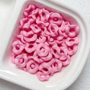 09-pink / Size is about 13mm, inner diameter is about 5mm (sold by the piece)
