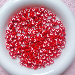 03-red / Size is about 8mm, hole diameter is about 1.8mm