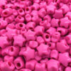 Wholesale Five Point Star Acrylic Loose Beads Red Solid Spacer Beads for DIY Bracelet Making Jewelry Accessory