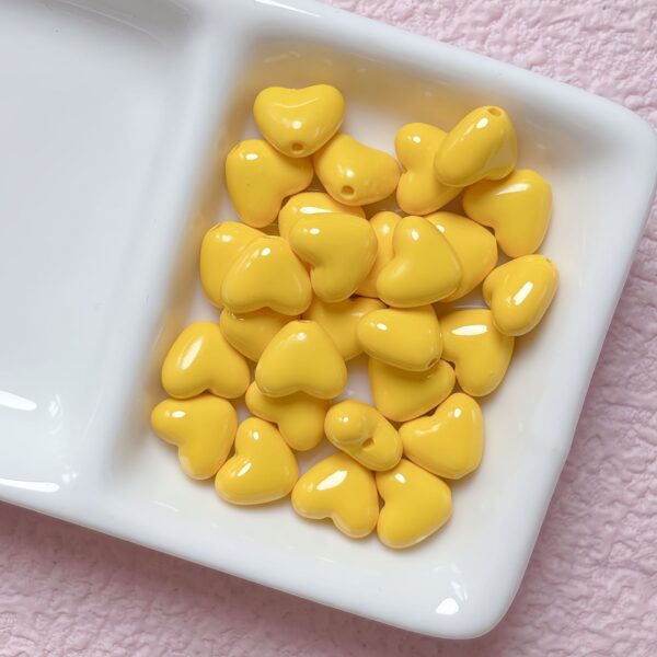 oly-5bd0f26b79ce1799ea62354918b7be1c Wholesale Trendy Red Painted Acrylic Heart Beads for DIY Jewelry Making and Phone Charm Accessories