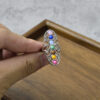 oly-5bd2676e7c5d49020434d4f3409e08df Wholesale Antique Silver Zinc Alloy Adjustable Ring Distressed Geometric Rainbow Hollow Bohemian Style Jewelry Accessory