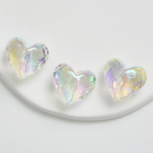 09-heart clear / See details for dimensions