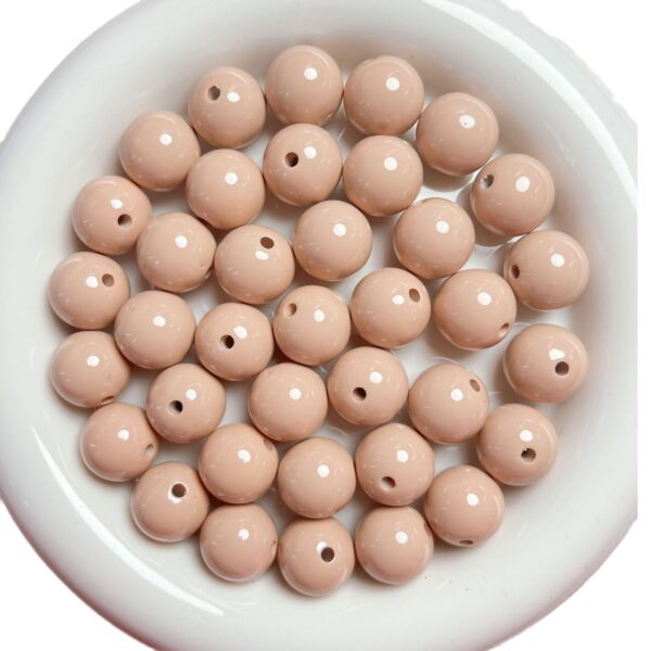 oly-5beea76c09117ceb7b9c3763f86dea84 Wholesale Acrylic Baking Paint Round Loose Beads 16mm Autumn Winter Style DIY Jewelry Making Kit for Bracelet Necklace Phone Charm