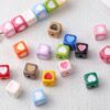 oly-5bf91dfeb5be531618e4b4325b1aa358 Wholesale Stylish Oil Drip Love Cube Acrylic Beads Baked Paint Finish DIY Jewelry Accessory for Phone Charms Keychains