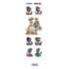 oly-5c0e546937a53b45a6e156560bed6ed1 Wholesale 2/8/16pcs Funny Skeleton Couple Rainbow Quote Print Pen and Bookmark Stickers UV DTF Wraps OLY Exclusive