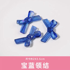 06-bow tie sapphire blue