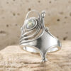 oly-5c57ef5a29f2d3c34bfaf02a3d77758a Wholesale Vintage Wide Band Moonstone Ring Silver Hollow Out Geometric Fashion Jewelry Accessory Gift Resale