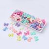 oly-5d2542b8faef93da867188836ae0441d Wholesale Spring Bow Acrylic Loose Beads for Children's DIY Jewelry Making Craft Supply