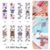 oly-5d9a7117e589b92052b83c24d07e08f8 Wholesale 2/8/16pcs Cartoon Creature & Teacher Letter Print Pen and Bookmark Stickers UV DTF Wraps OLY Exclusive