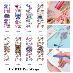 oly-5d9a7117e589b92052b83c24d07e08f8 Wholesale 2/8/16pcs Cartoon Creature & Teacher Letter Print Pen and Bookmark Stickers UV DTF Wraps OLY Exclusive