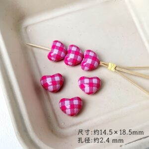 04-rose red / See pictures for size (sold by the piece)