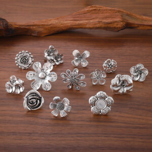 Wholesale Vintage Floral Ring Zinc Alloy Unisex Jewelry Accessory