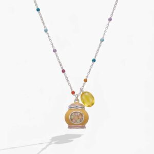Yellow Candy Jar Necklace