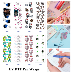 oly-5e81799dd9b98c1e311151900c6edee1 Wholesale 2/8/16pcs Couple Sport Cartoon Bat Wing High Heel Monster Angel Cherry Cute Character Print Pen and Bookmark Stickers UV DTF Wraps OLY Exclusive