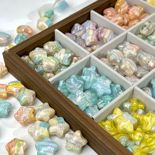 oly-5e9b57fc741e50108ed5eeb251fd1578 Wholesale Macaron Oil Painting Star Acrylic Beads DIY Craft Supply Fashion Accessory Gift for Jewelry Making