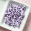 Wholesale Trendy Alloy Bow Tie Beads Light Pink for DIY Phone Charm Keychain Making Fashion Accessory