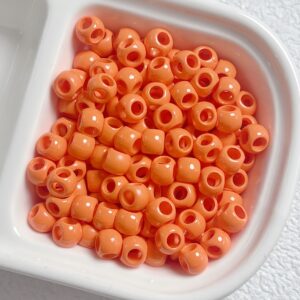 01-orange / The size is about 8mm, the aperture is about 2-3mm