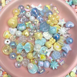 10-blue and yellow / Sold by gram
