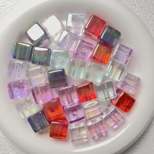 08-Random Color Mixing / The size is about 14mm, the aperture is about 3.9mm