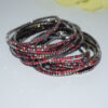 oly-5f8b42cda7c6d08911cf233a808cc813 Wholesale 10 Pack Electroplated Gun Black Rhinestone Bracelets Women S Thin Elastic Bangle Jewelry Accessory Gift Boutique Resale