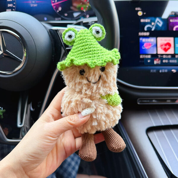 oly-5fb7f84a95a4301fe4562dd022187945 Wholesale Plush Cartoon Potato Car Keychain Trendy Cute Bag Charm Birthday Gift Decorative Accessory