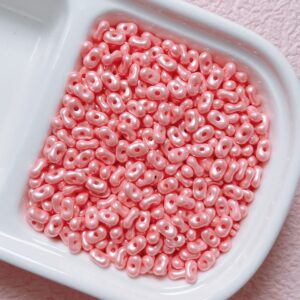 07-Pink / Size is about 4*6.5mm, hole diameter is about 1.2mm