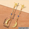 oly-5ff6662bcff8808326506ea1675f857b Wholesale Vintage Bohemian Star Moon Pendant Earrings Alloy Women S Chic Jewelry Accessory