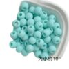 oly-600260190bce0d79bc32caa22aec8b43 Wholesale Frosted Acrylic Macaron Large Hole Round Loose Beads for DIY Jewelry Making Fashion Accessory