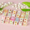 oly-6037e73971be0a43440d0a742127b3f4 Wholesale 10pcs Cartoon Print Acrylic Square Beads for DIY Jewelry Making, Fashion Craft Accessory, Boutique Resale