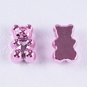05-pink purple / Size is about 12 * 18mm, aperture is about 2mm