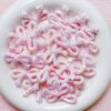 oly-6147bf87e64014db2b72d3ccab49e388 Wholesale Modern Electroplated Star and Bow Acrylic Loose Beads for DIY Phone Charm Keychain Jewelry Making